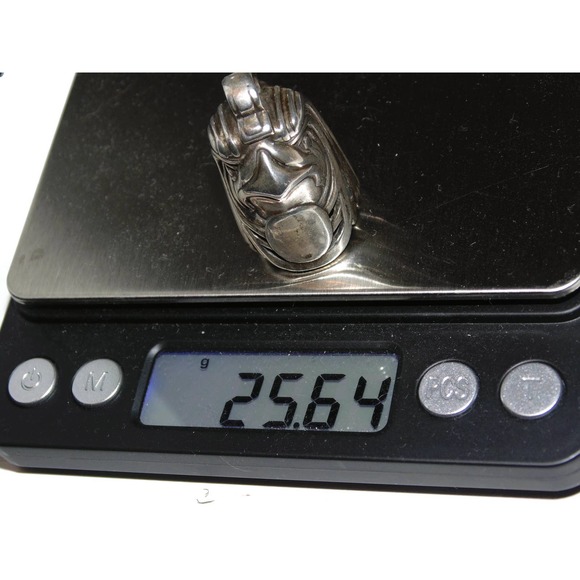 GRB Vintage Sterling Silver Harmony Chime Eagle RARE Bell Pendant Gordon Barnett - Picture 5 of 5